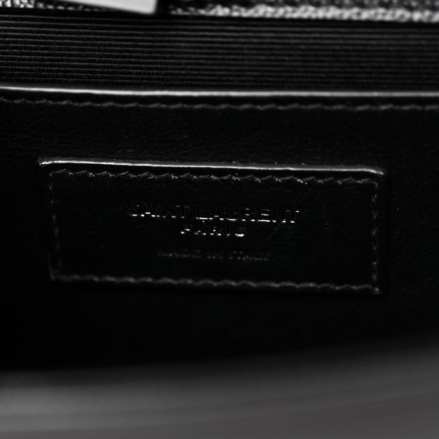 Grain De Poudre Small Monogram Monochrome Kate Satchel Black