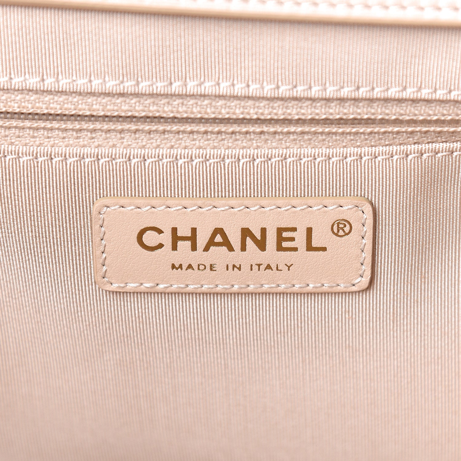 Chanel Bullskin Stitch Small Shopping Tote Light Pink 6 of 8