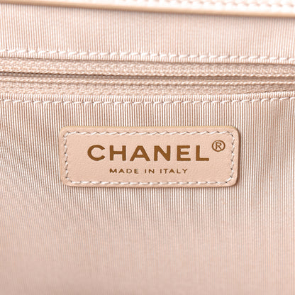 Chanel Bullskin Stitch Small Shopping Tote Light Pink 6 of 8