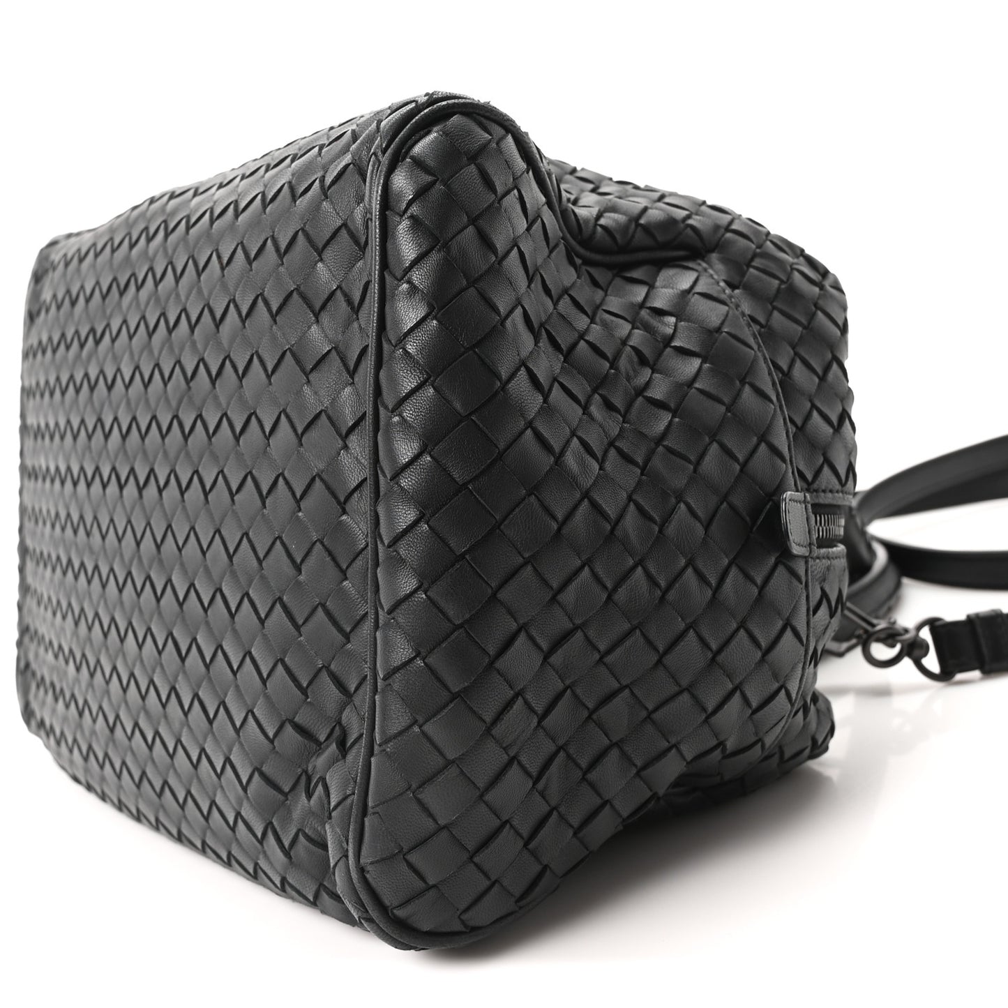Nappa Intrecciato Boston Black
