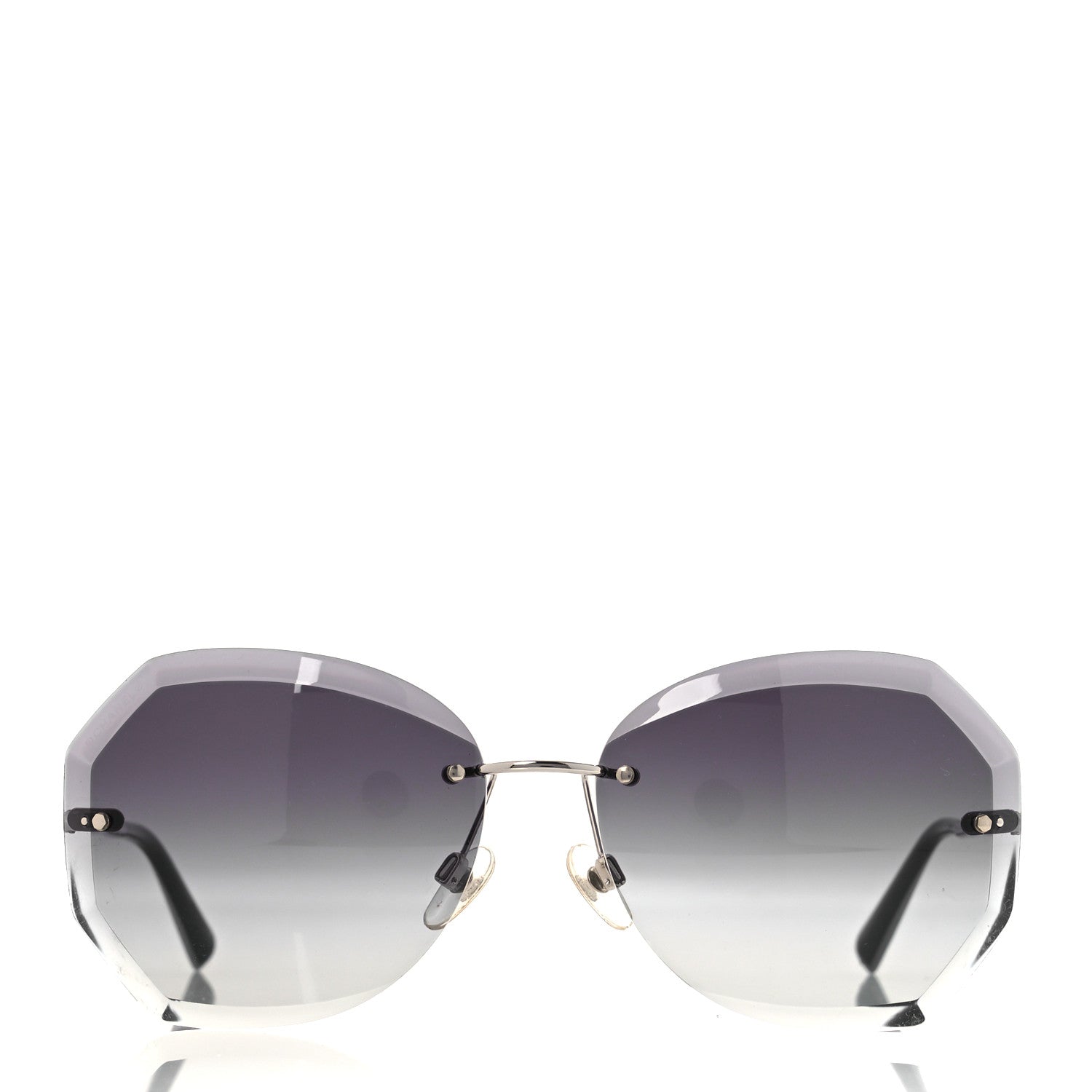 Chanel Metal Spring Round Sunglasses 4220 Silver 2 of 10