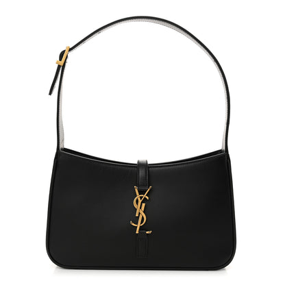Saint Laurent Smooth Calfskin Le 5 A 7 Hobo Black 1 of 11
