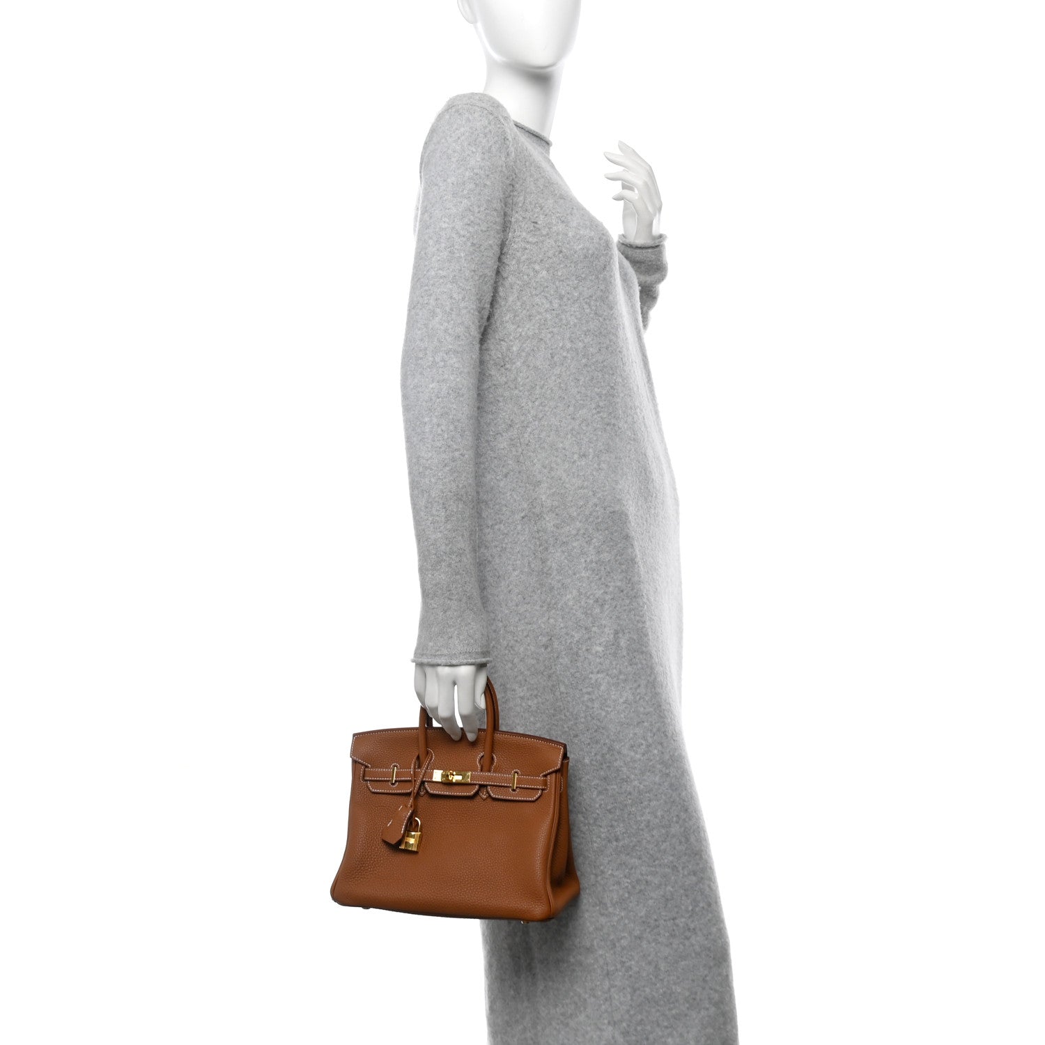 Hermes Togo Birkin 25 Gold 2 of 11