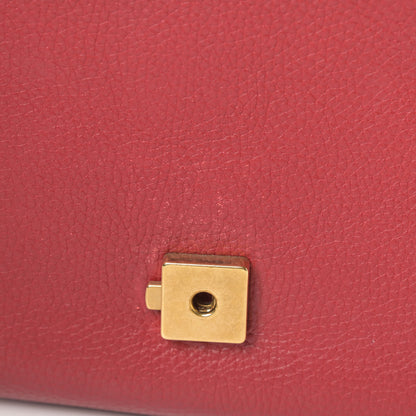 Gucci Calfskin Small GG Marmont Top Handle Bag Vulcanic Red 16 of 16