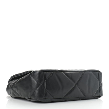 Chanel Goatskin Quilted Medium Chanel 19 Flap Black 4 of 9