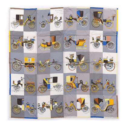 Hermes Silk Voitures Exquises Scarf 90 1 of 4