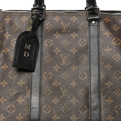 Louis Vuitton Monogram Macassar Keepall Bandouliere 55 6 of 9