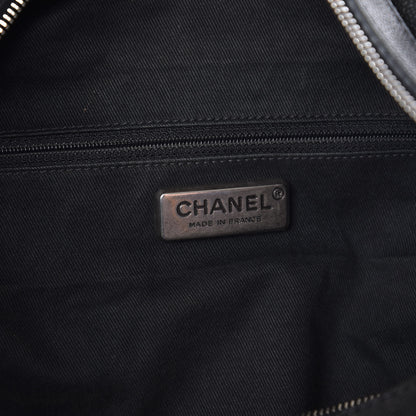 Chanel Caviar Stitched Large Outdoor Hobo Black 6 of 15