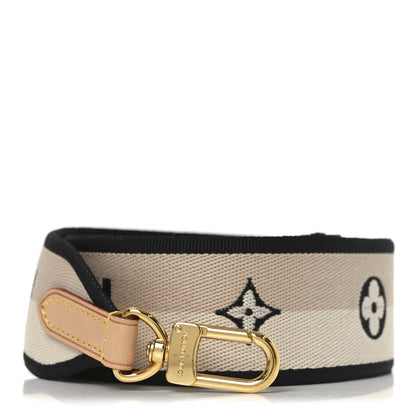 Louis Vuitton Jacquard Diane Shoulder Strap Black 1 of 3