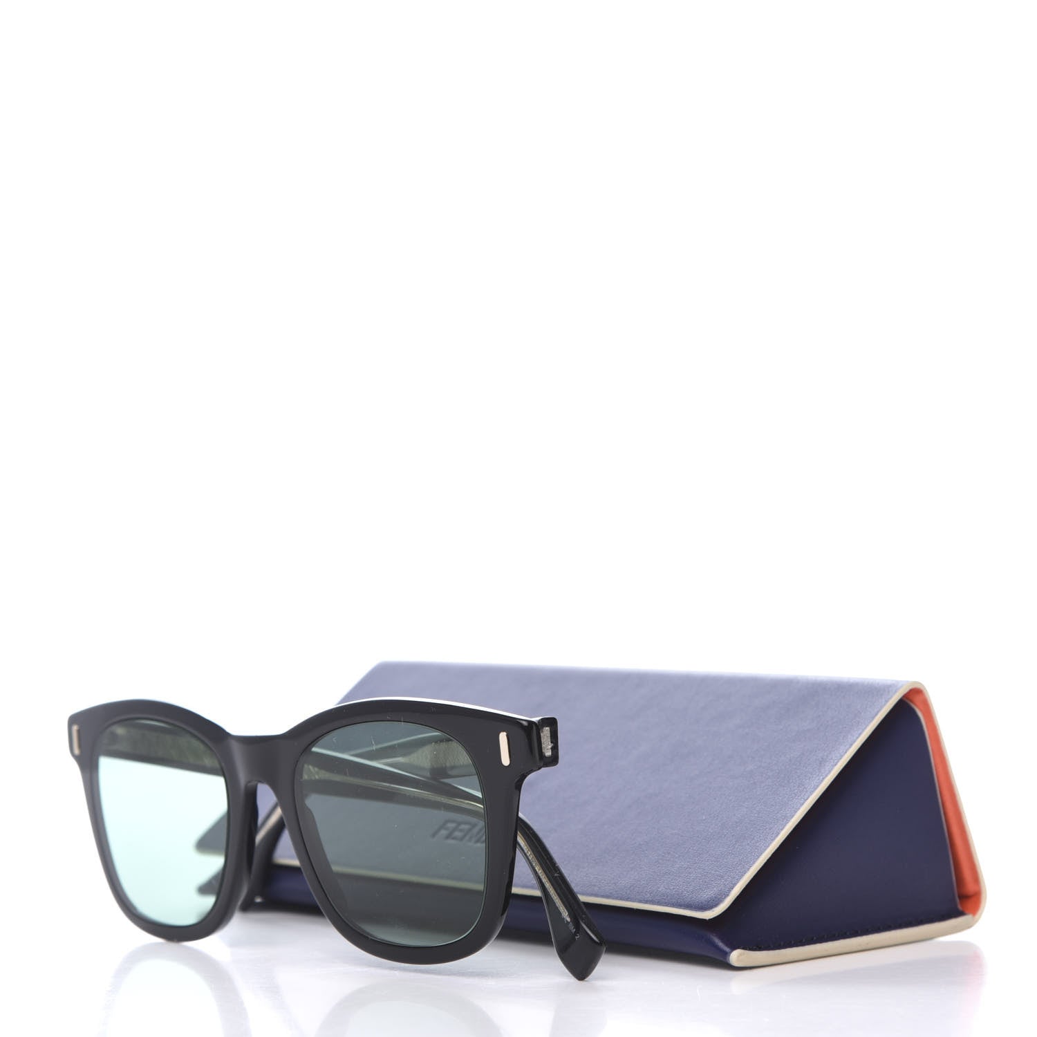 Fendi Acetate Rectangular FF M0040/S Sunglasses Black 8 of 8