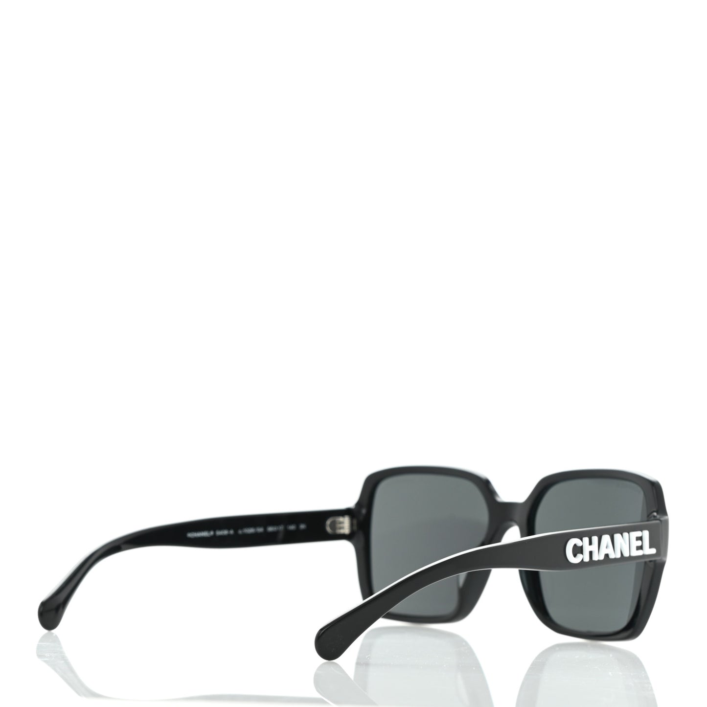 Acetate Square Sunglasses 5408-A Black