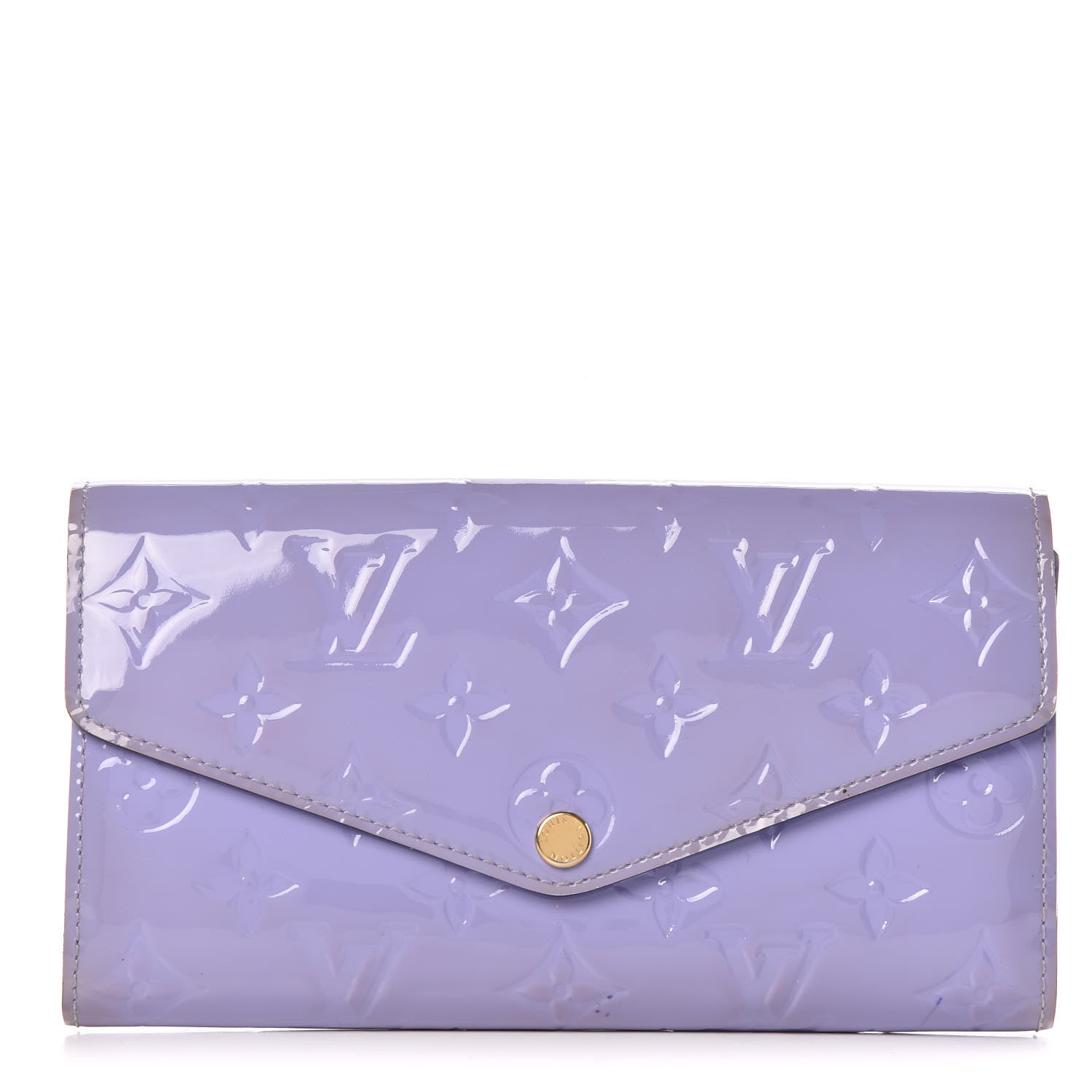 Louis Vuitton Vernis Sarah Wallet NM Lilac 1 of 14
