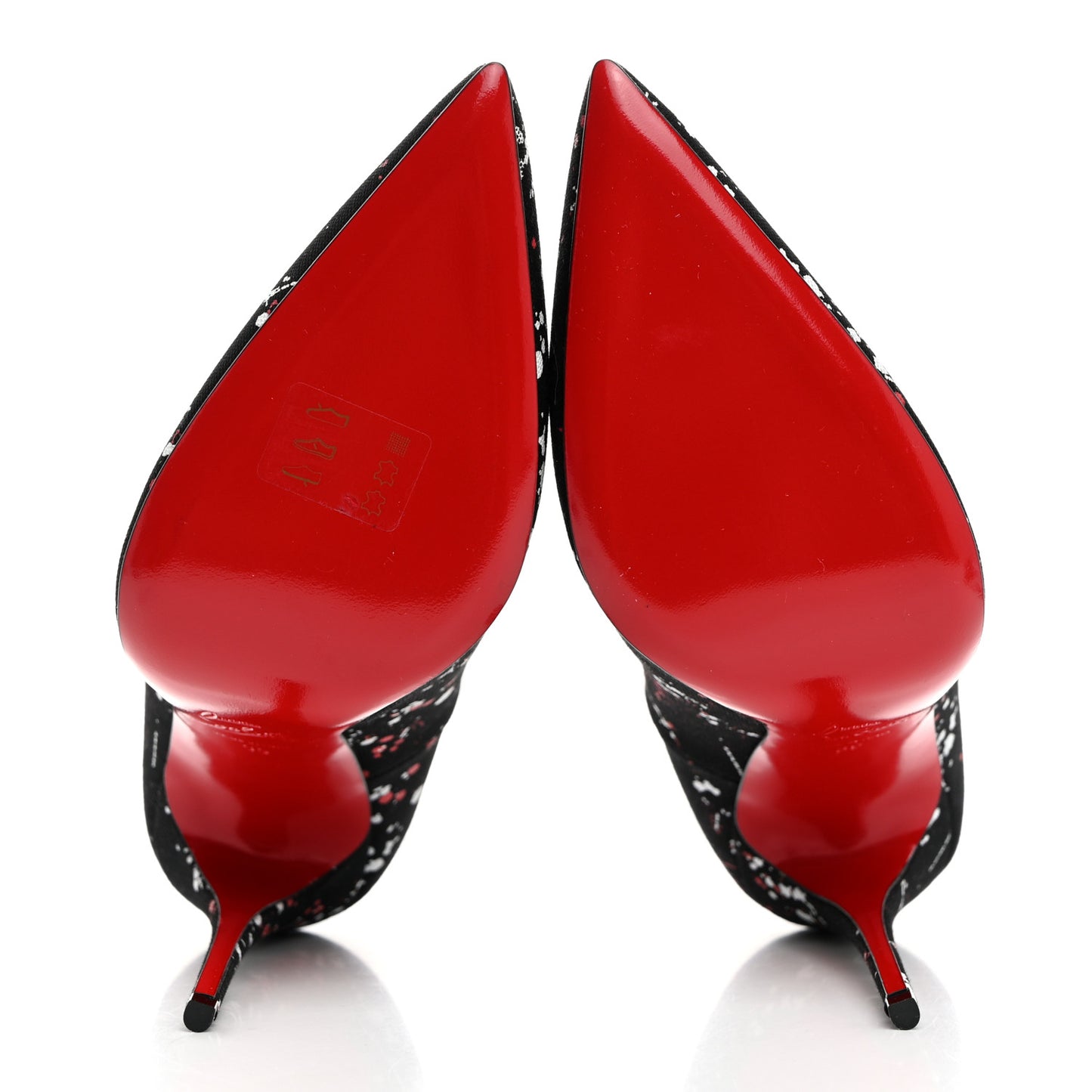 Toile So Kate 120 Splash Pumps 39 Black Red White