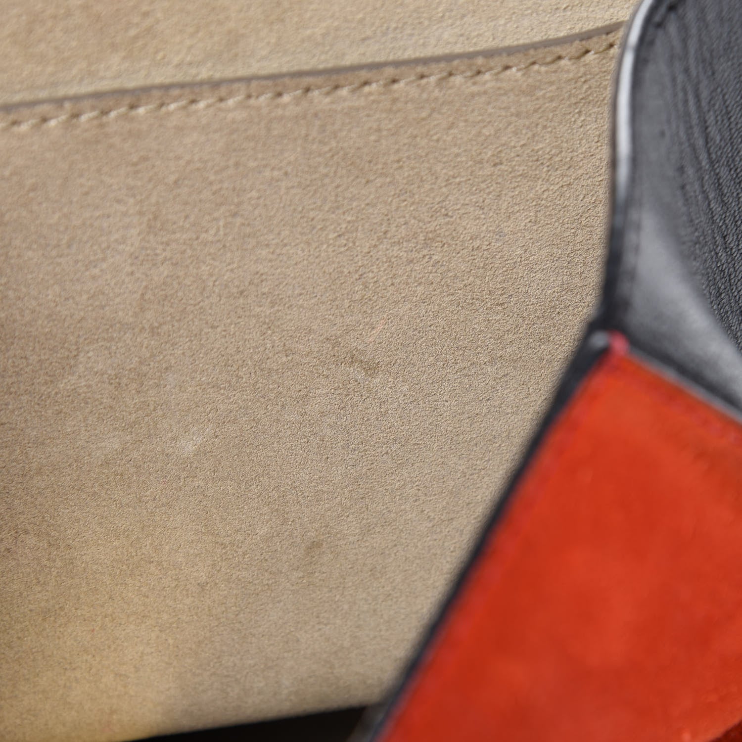 Chloe Suede Smooth Calfskin Drew Shoulder Bag Plaid Red Black 10 of 24