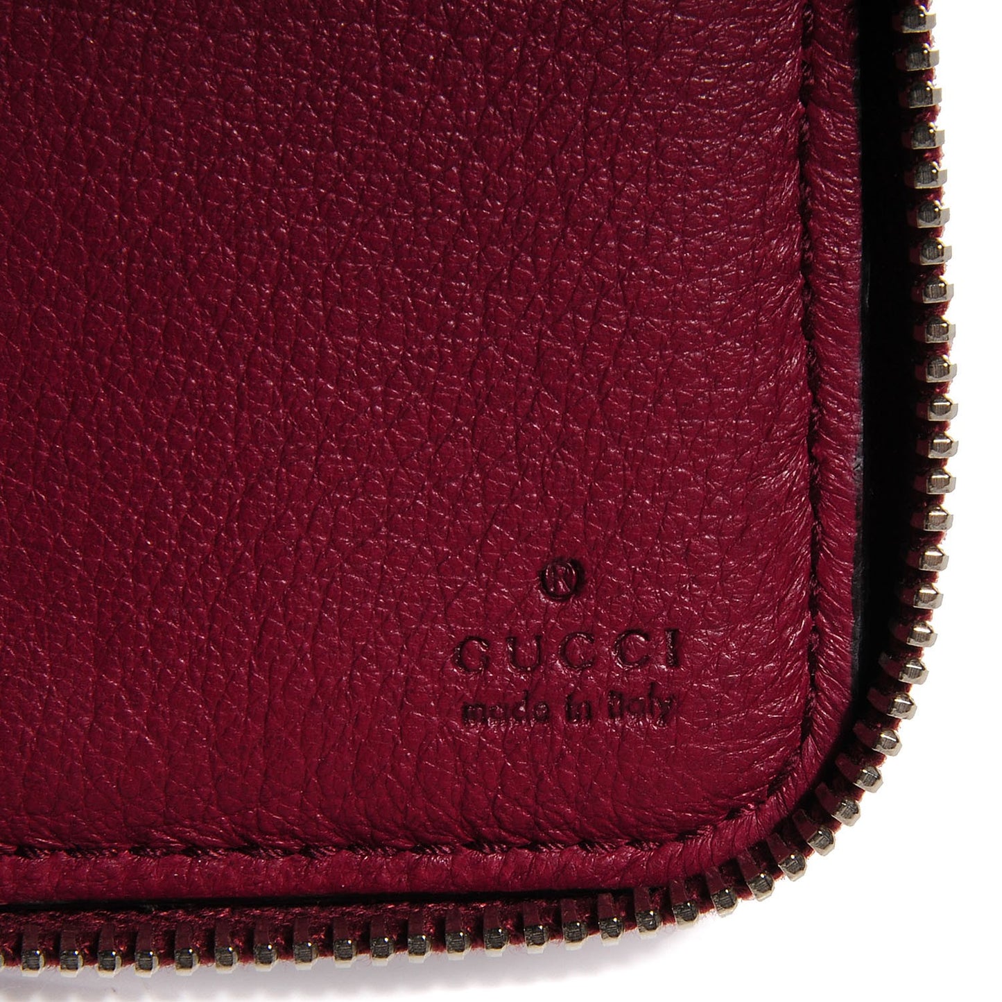 Calfskin Soho Compact Wallet Bordeaux