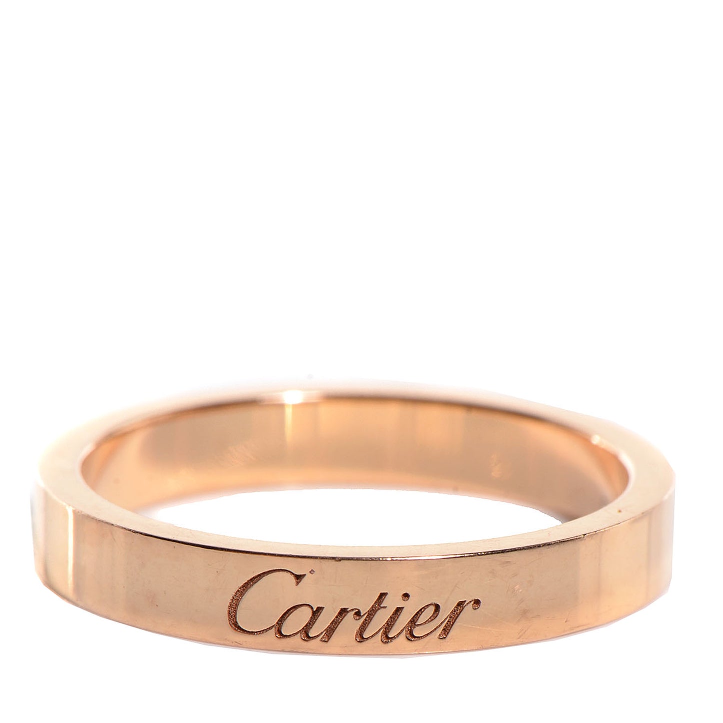 18K Yellow Gold 3mm C De Wedding Band Ring 53 6.25