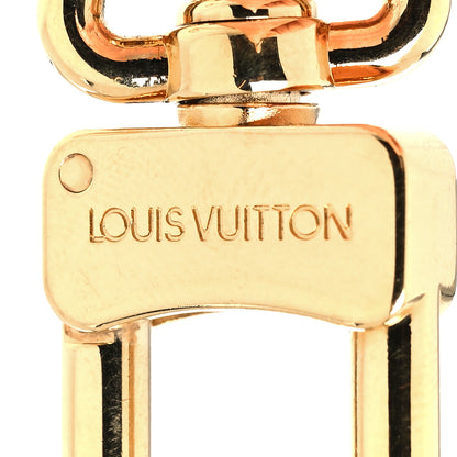 Louis Vuitton Metal Pochette Extender Key Ring Chain Gold 3 of 4