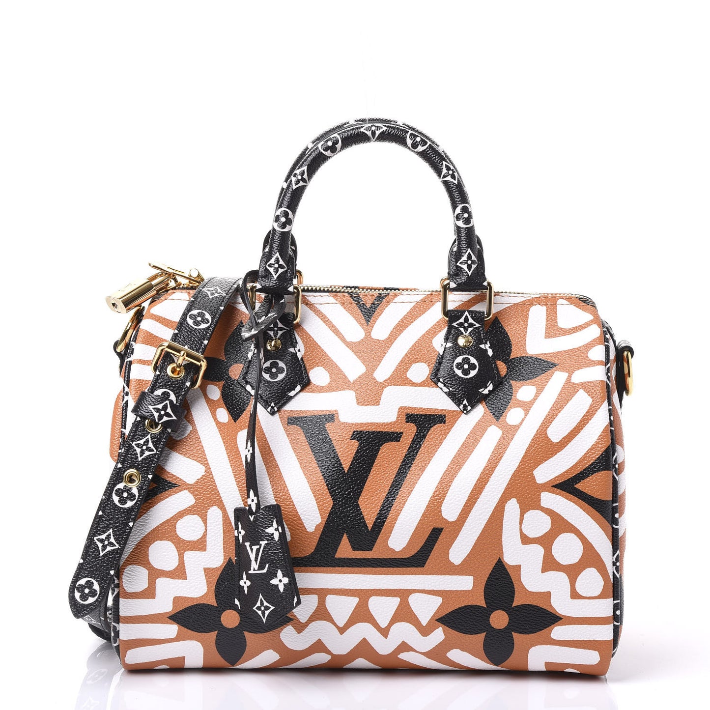 Monogram Giant Crafty Speedy Bandouliere 25 Creme Caramel