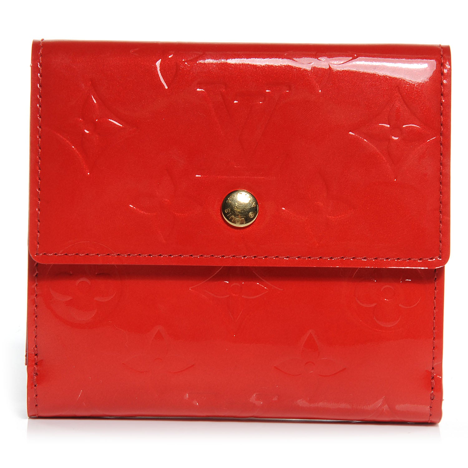 Louis Vuitton Vernis Elise Wallet Rouge 1 of 7