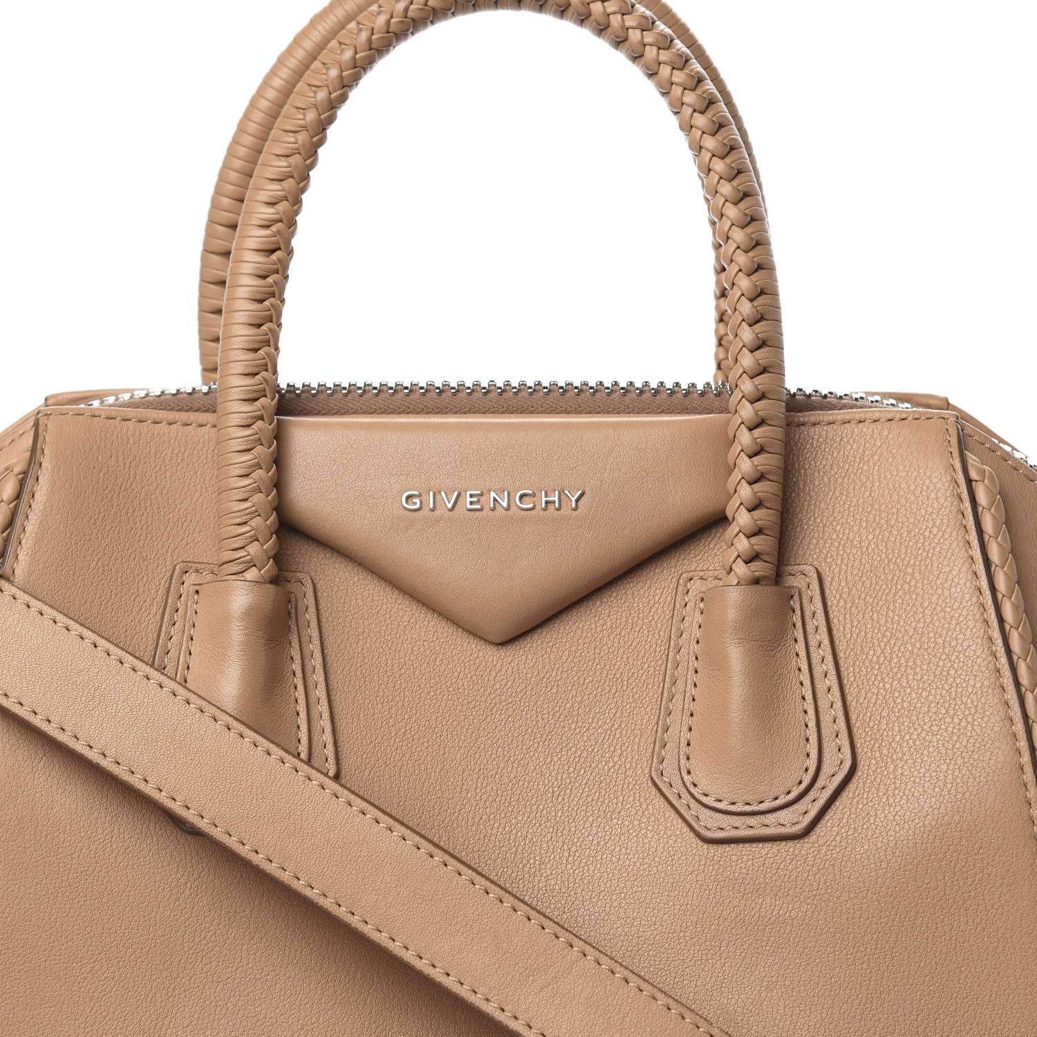 Givenchy Sugar Goatskin Braided Small Antigona Medium Beige 17 of 22