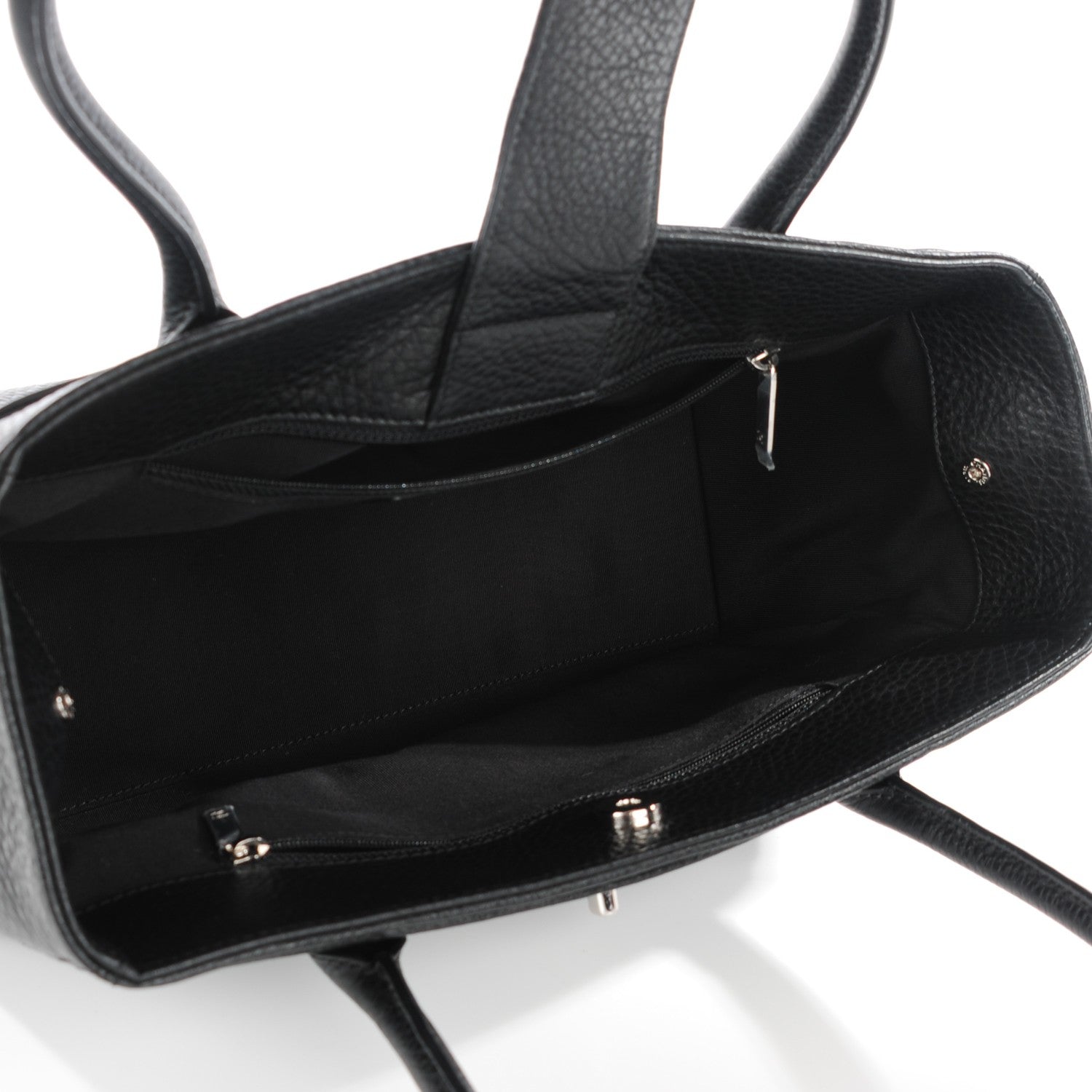 Chanel Calfskin Small Cerf Executive Shopper Tote Black 5 of 9