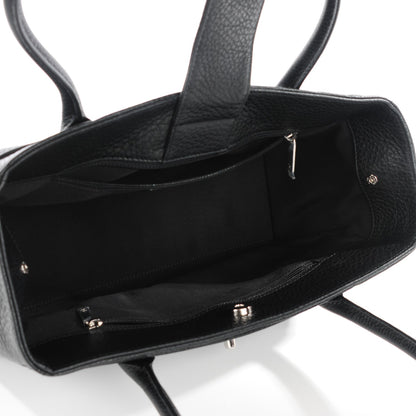 Chanel Calfskin Small Cerf Executive Shopper Tote Black 5 of 9