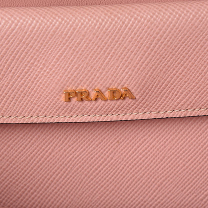 Prada Saffiano Cuir Large Double Bag Orchidea 7 of 14
