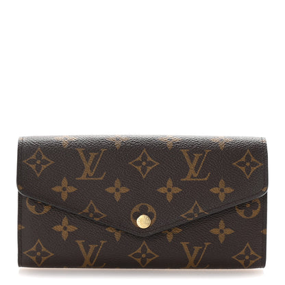 Louis Vuitton Monogram Sarah Wallet NM Rose Ballerine 1 of 7