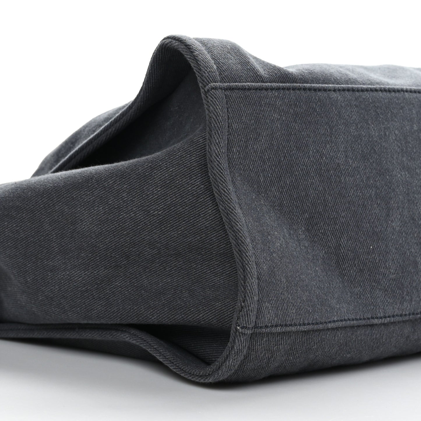 Canvas Sequin Medium Deauville Tote Charcoal