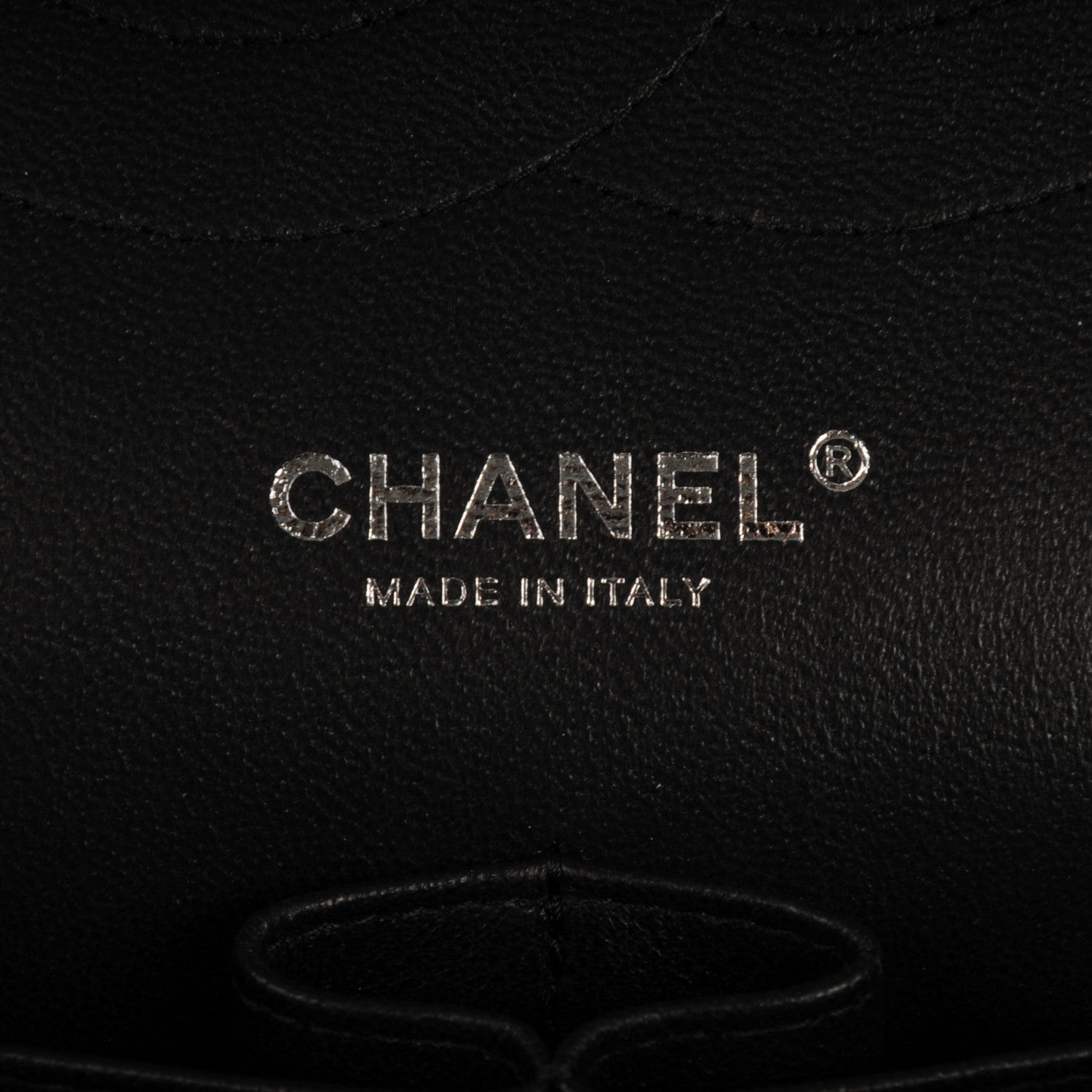Chanel Crumpled Calfskin Quilted Jumbo Double Flap So Black 7 of 8