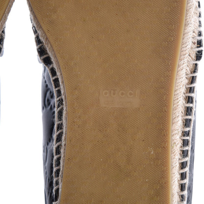 Gucci Guccissima Signature Espadrilles 41.5 Black 8 of 11