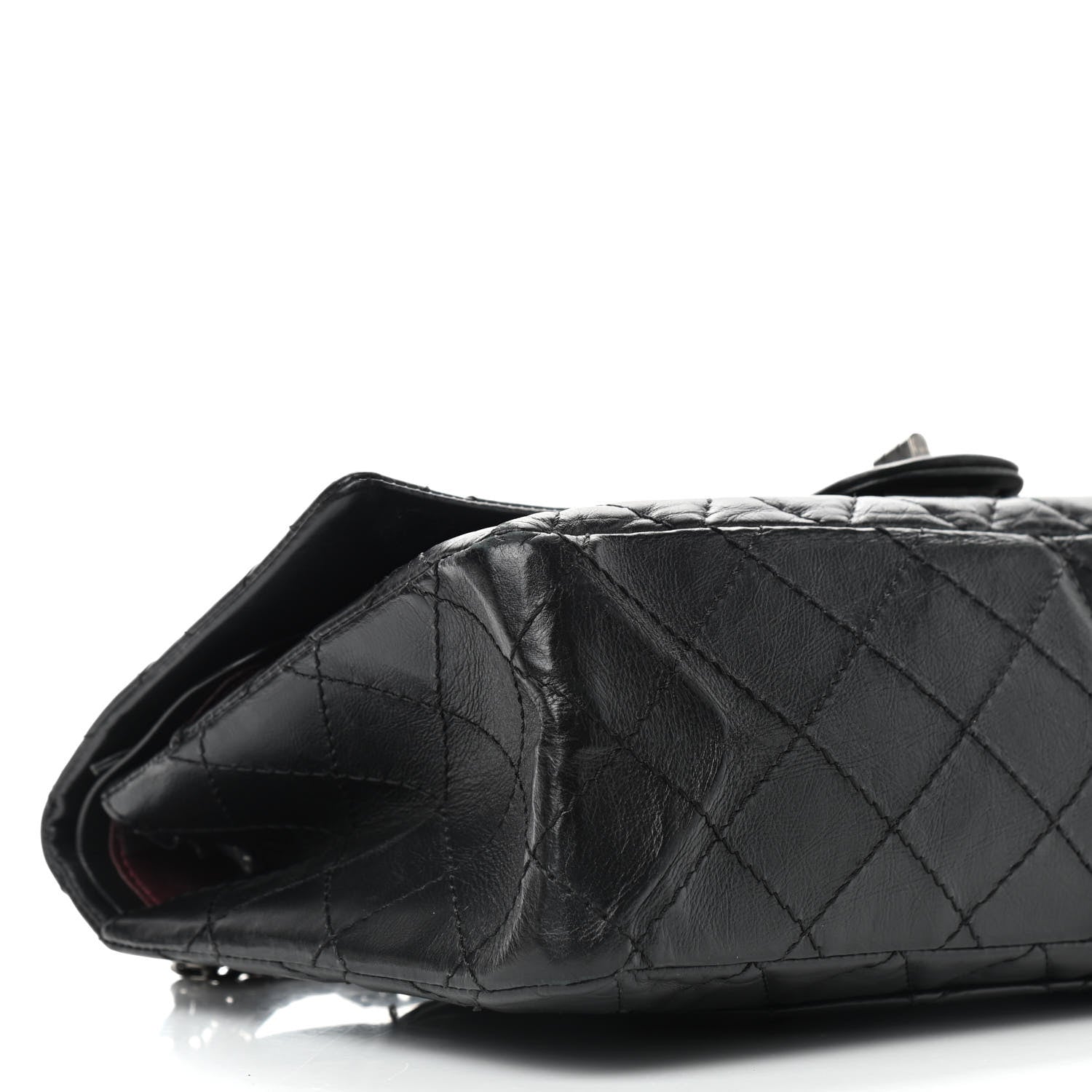 Chanel Aged Calfskin Quilted 2.55 Reissue 226 Flap Black 9 of 10