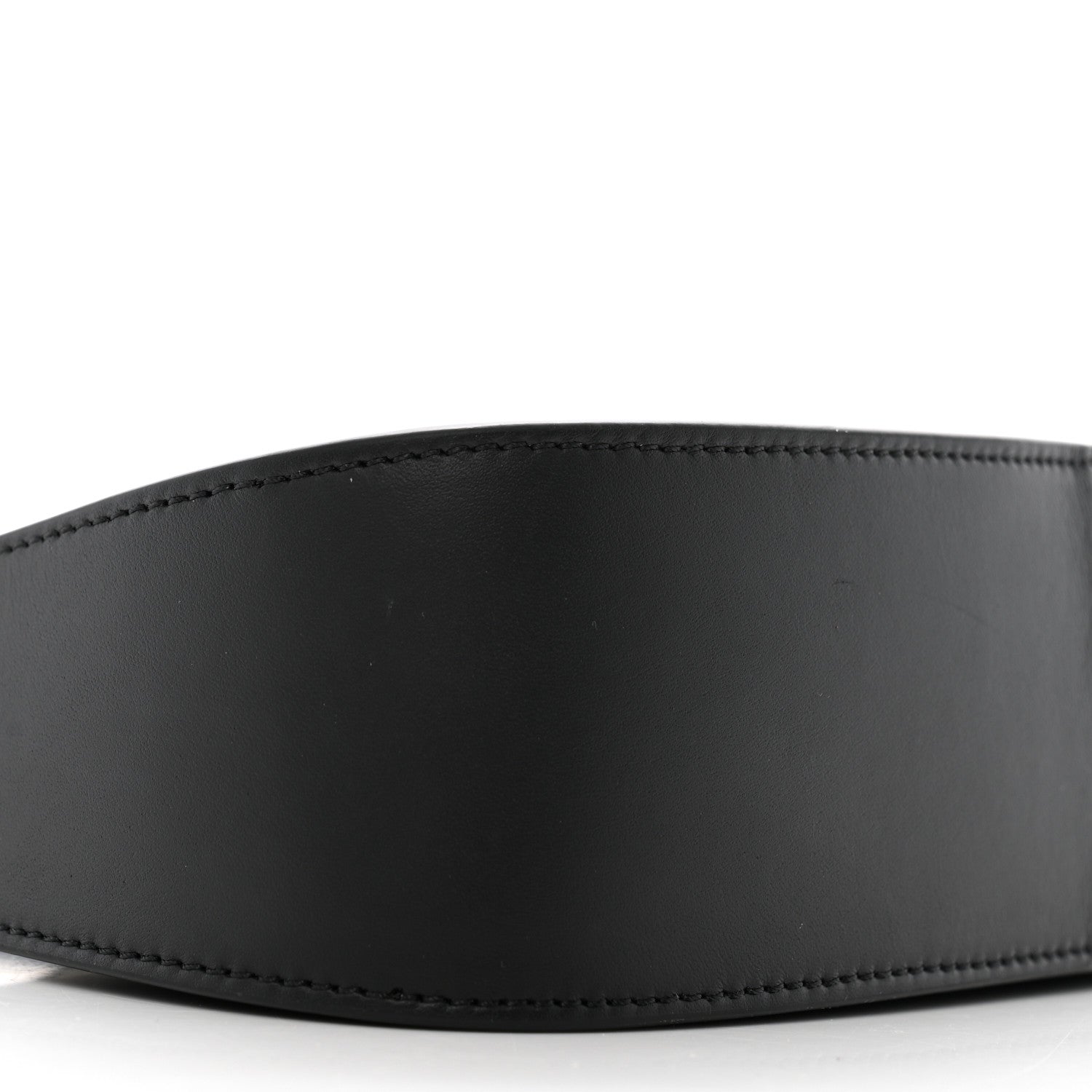 The Row Smooth Calfskin Half Moon Shoulder Bag Black 8 of 12