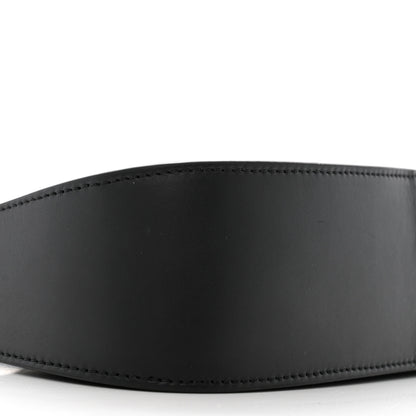 The Row Smooth Calfskin Half Moon Shoulder Bag Black 8 of 12