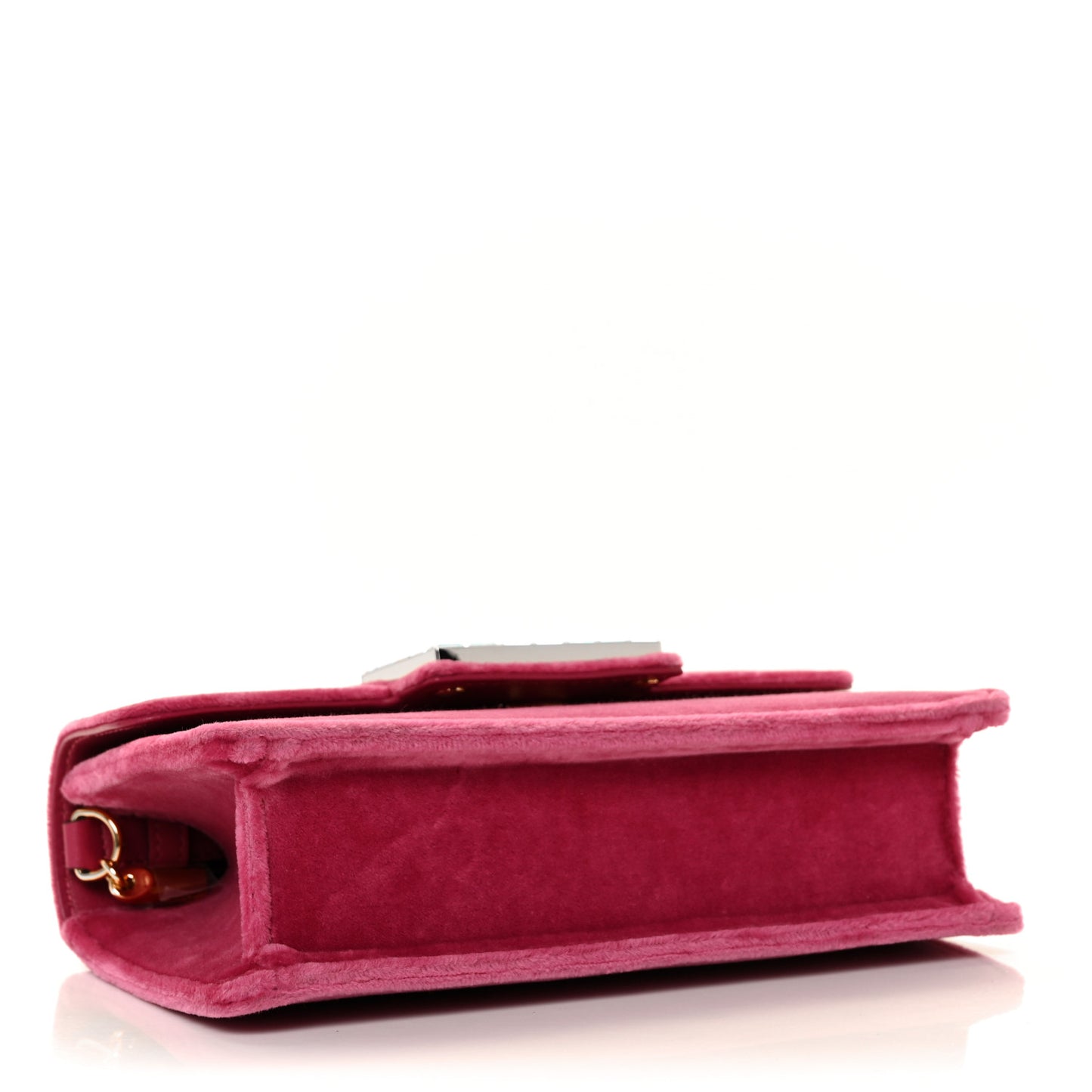 Velvet Crystal Square G Shoulder Bag Light Raspberry Rose