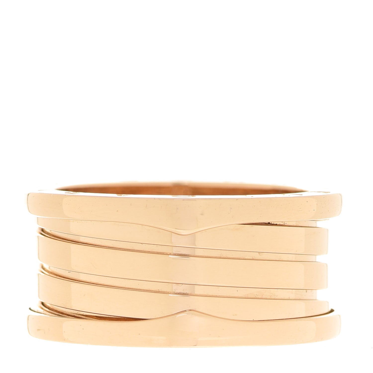 Bulgari 18K Yellow Gold B.Zero1 Four-Band Ring 60 9 1 of 5