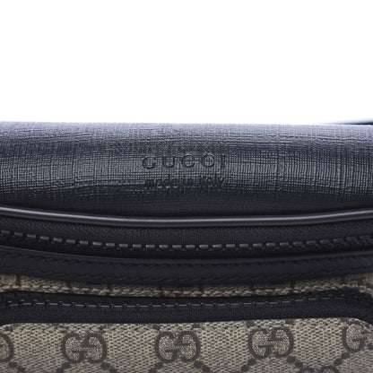 Gucci GG Supreme Monogram Belt Bag Black 7 of 8