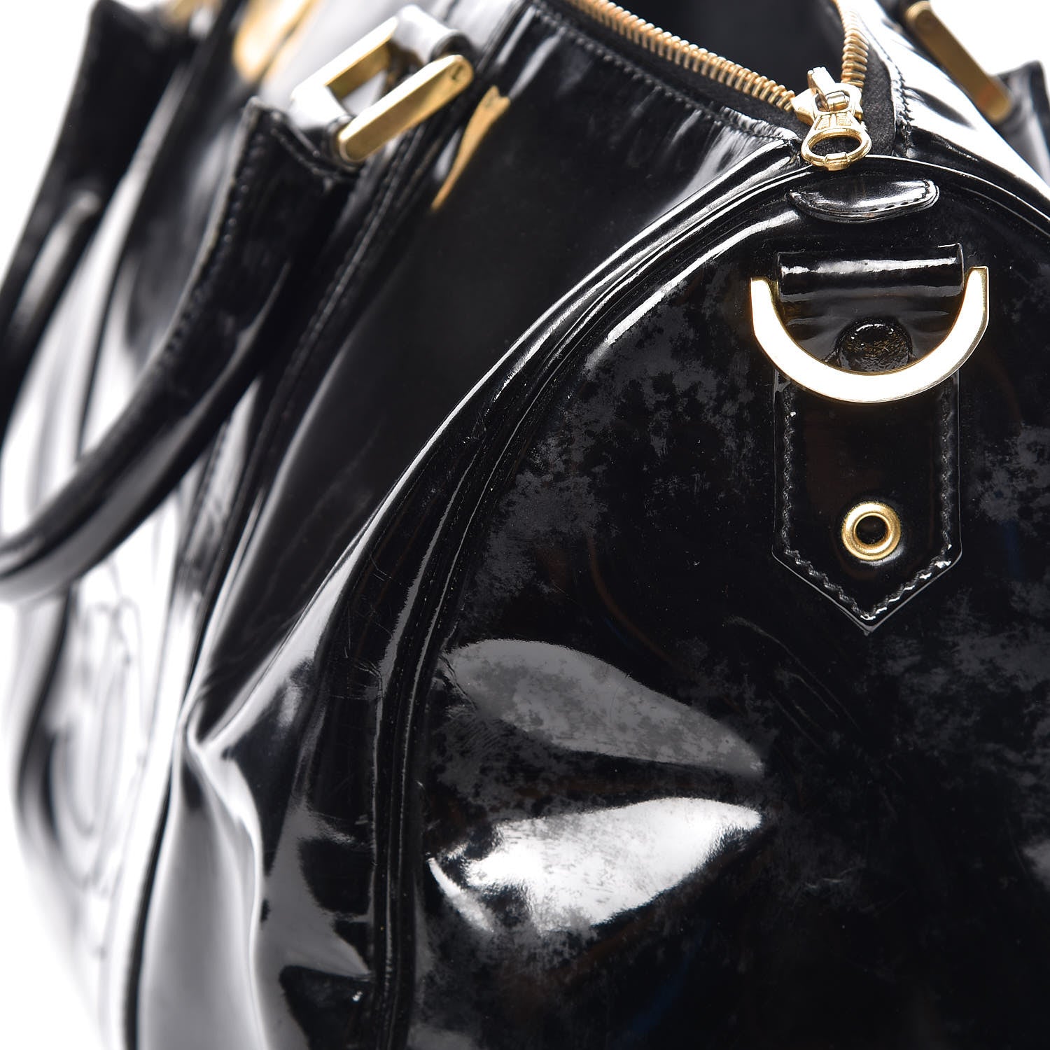Chanel Patent Timeless CC Duffel Bag Black 9 of 11