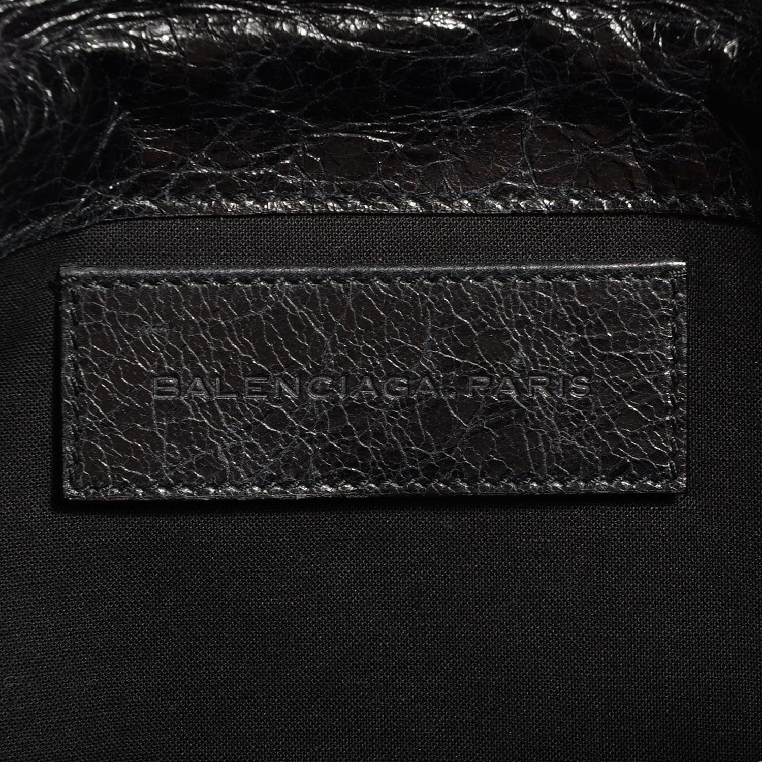 Balenciaga Agneau Giant 21 Gold Hardware Envelope Clutch Black 6 of 10