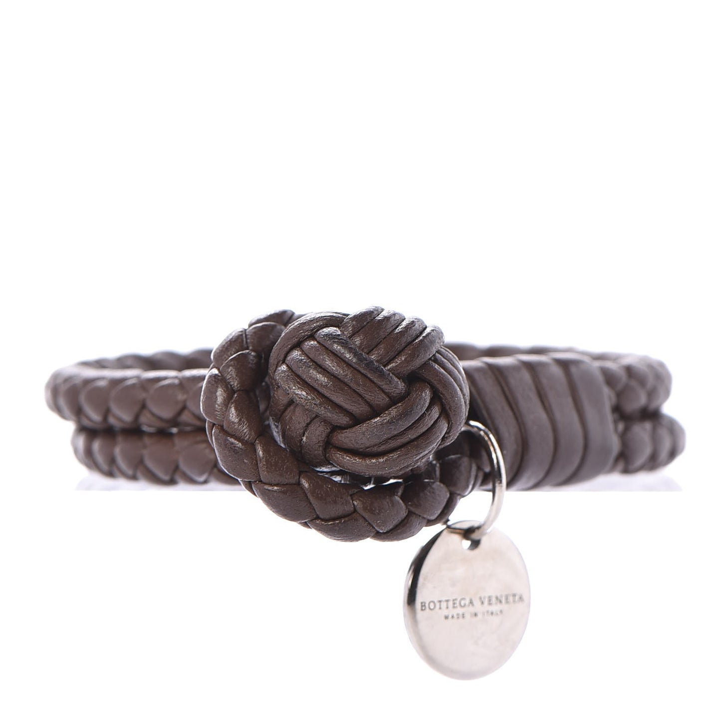 Nappa Intrecciato Bracelet M Ebano