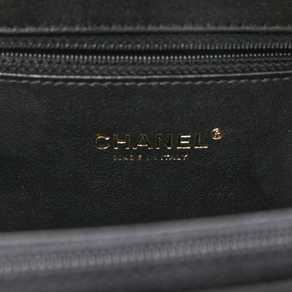 Chanel Caviar Quilted Medium CC Filigree Vanity Case Beige Black 7 of 11