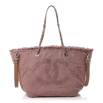 Chanel Canvas Small Double Face Tote Pink 1 of 13