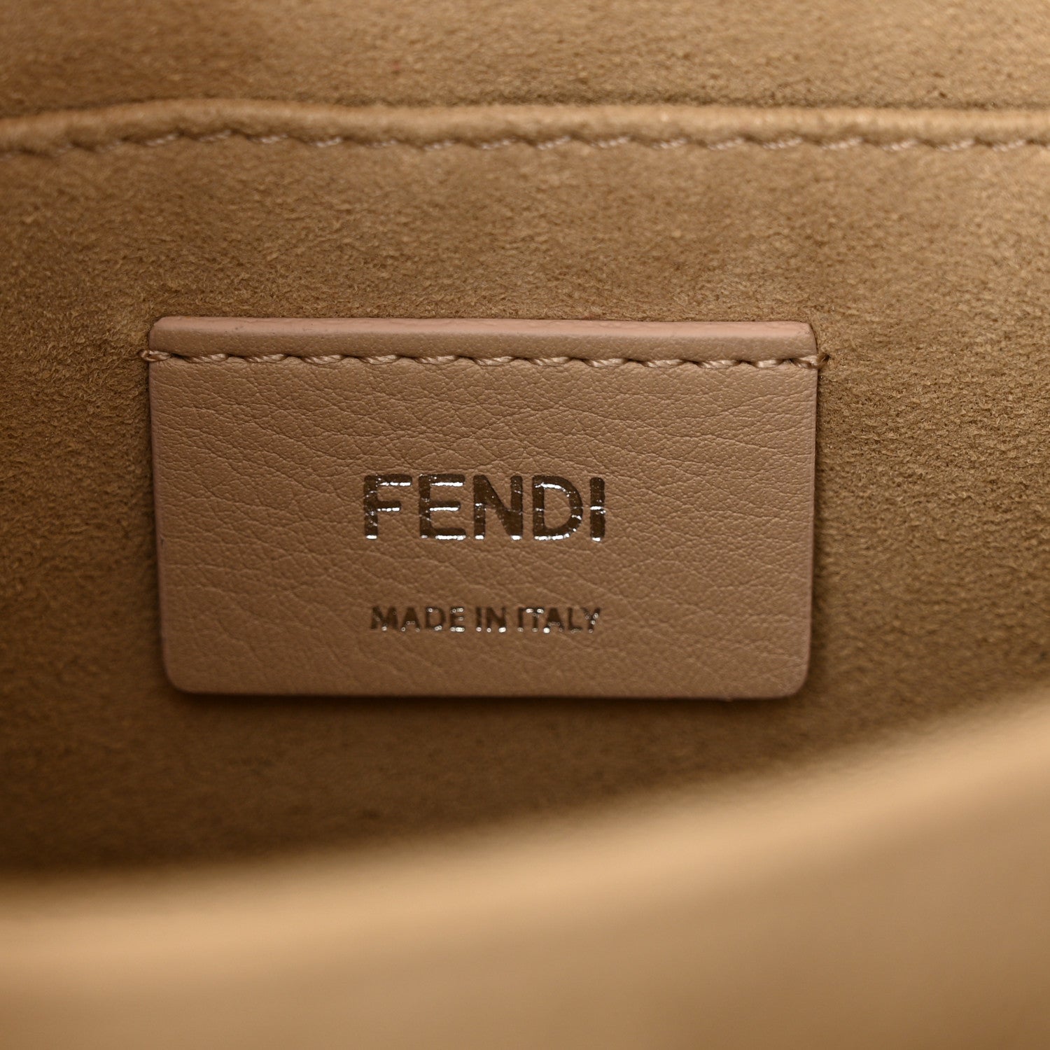 Fendi Snakeskin Vitello Liberty Elaphe Open Your Heart Small Kan I Shoulder Bag Blue Berry Balena Natural 6 of 10