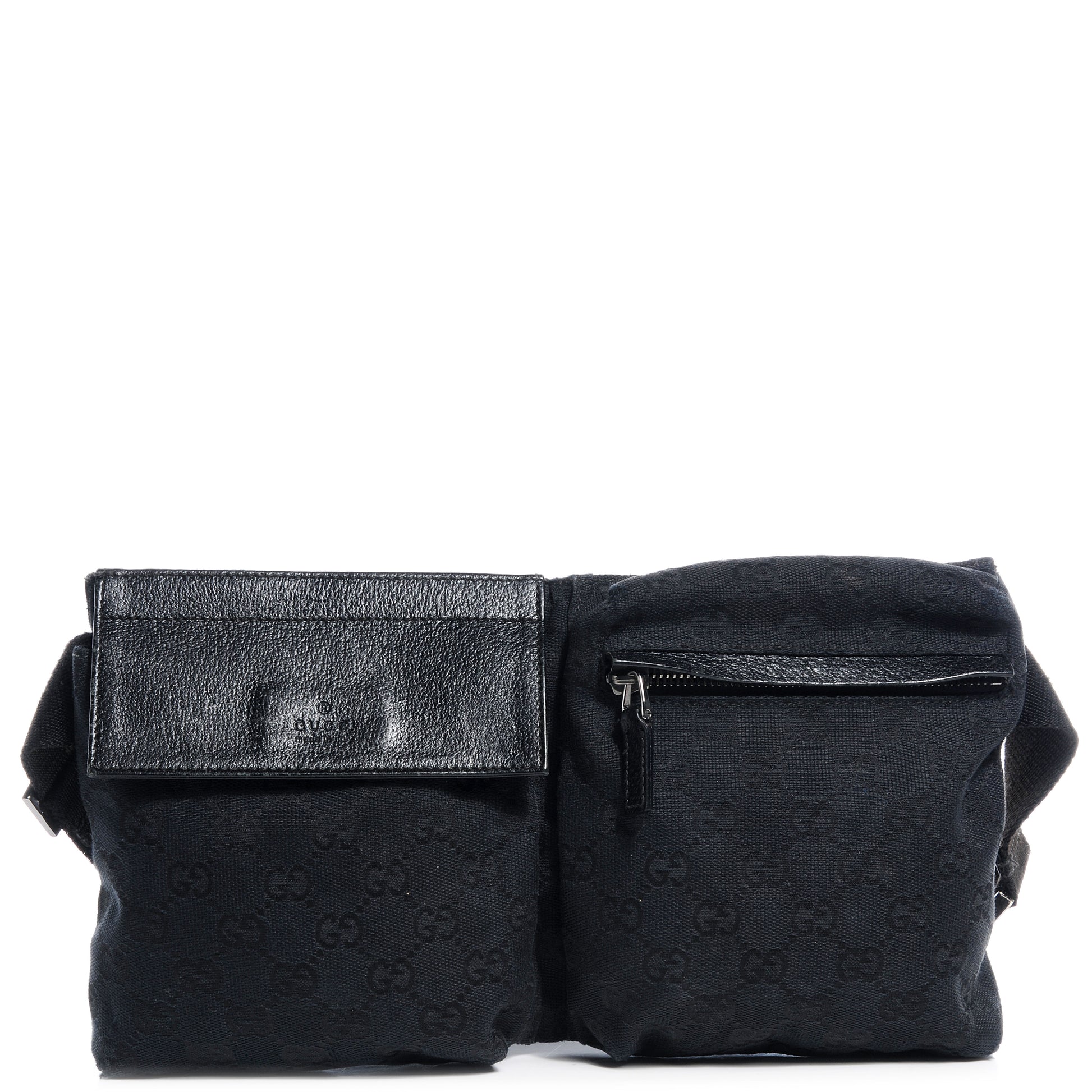 Gucci Monogram Belt Bag Black 1 of 7