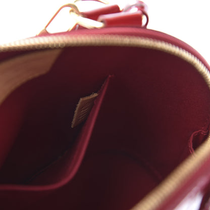 Louis Vuitton Vernis Alma BB Pomme D'Amour 7 of 10