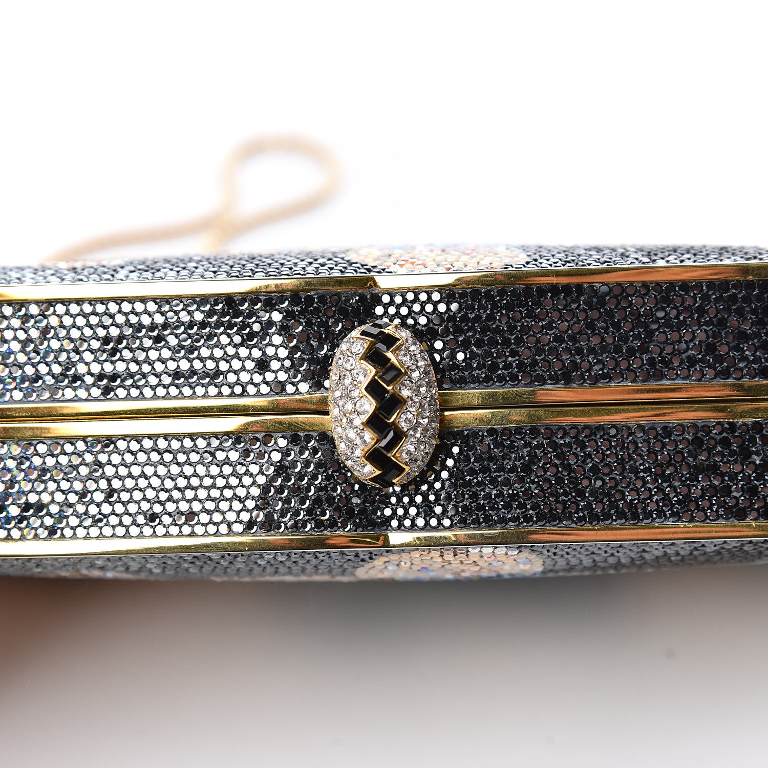 Judith Leiber Swarovski Crystal Flower Minaudiere Clutch 11 of 11