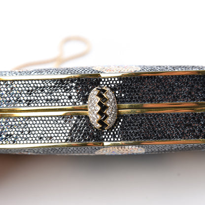 Judith Leiber Swarovski Crystal Flower Minaudiere Clutch 11 of 11