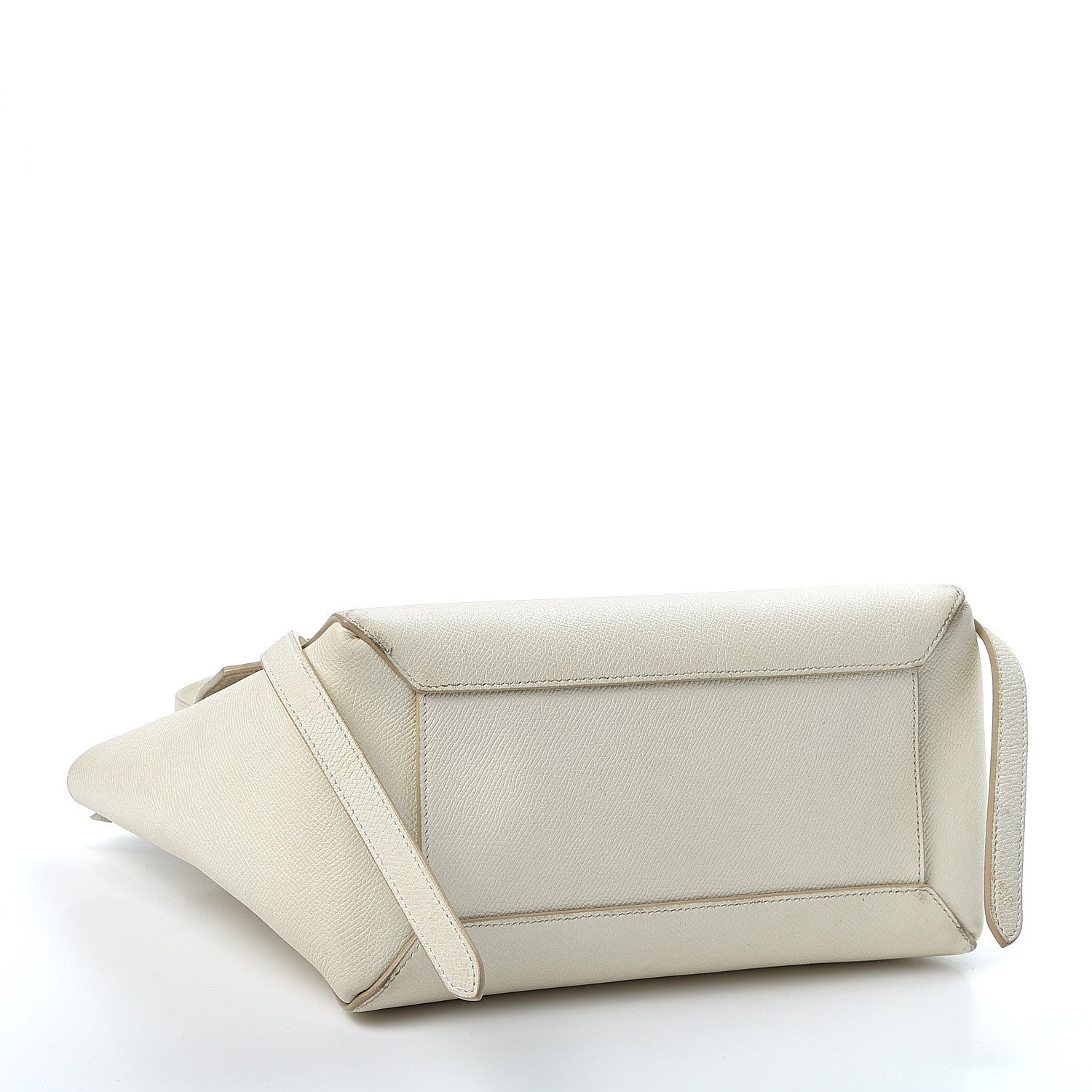 Celine Grained Calfskin Micro Belt Bag White 3 of 13