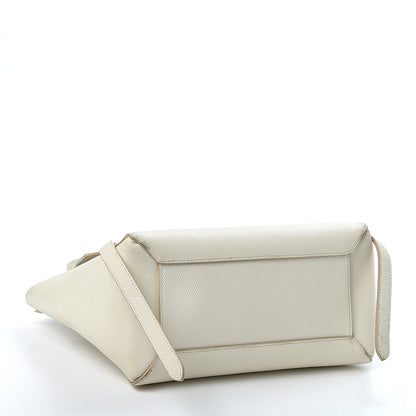 Celine Grained Calfskin Micro Belt Bag White 3 of 13