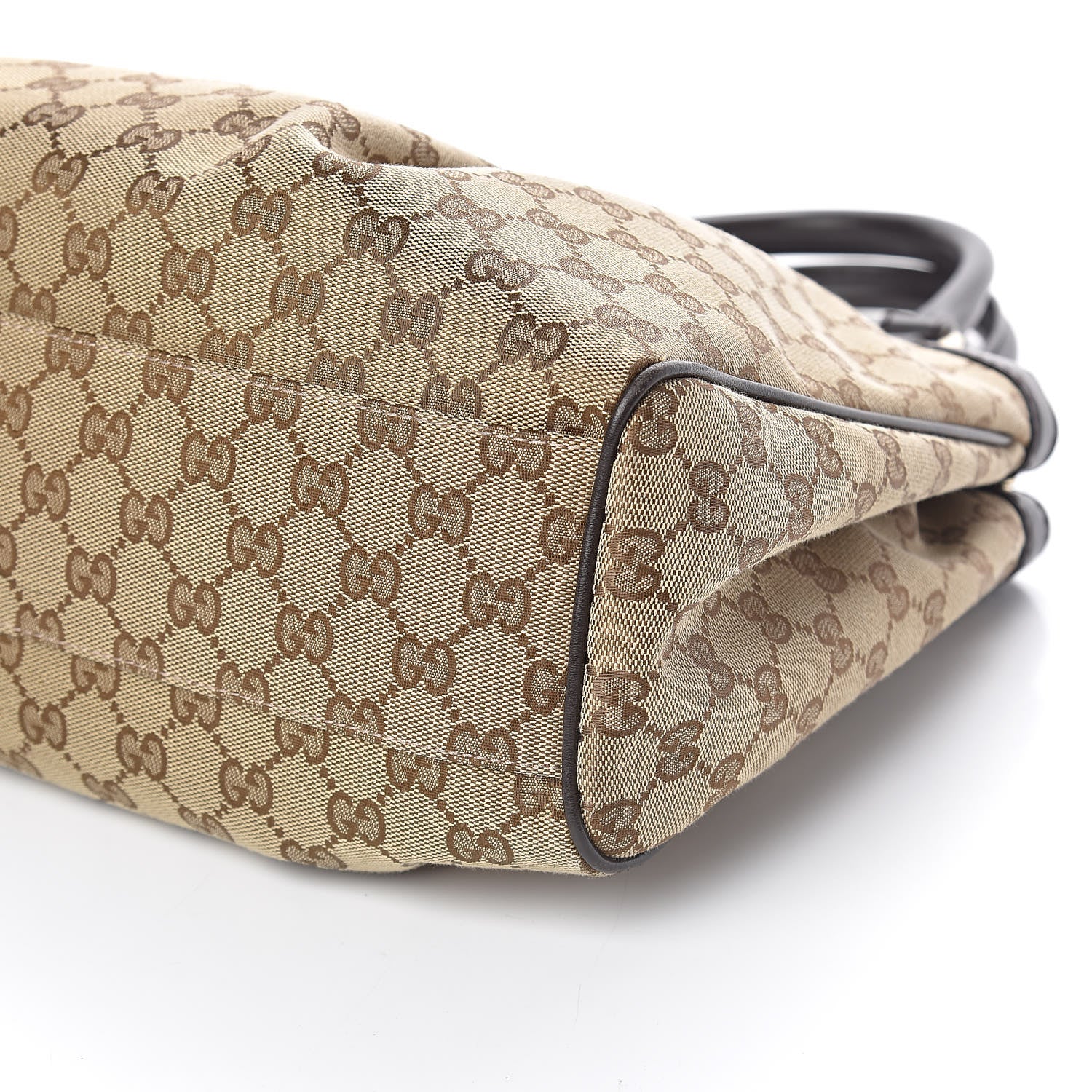 Gucci Monogram Medium Sukey Tote Dark Brown 10 of 11